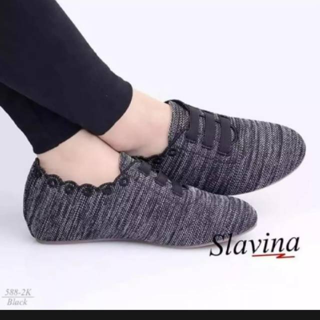 Flatshoes wanita termurah slavina new