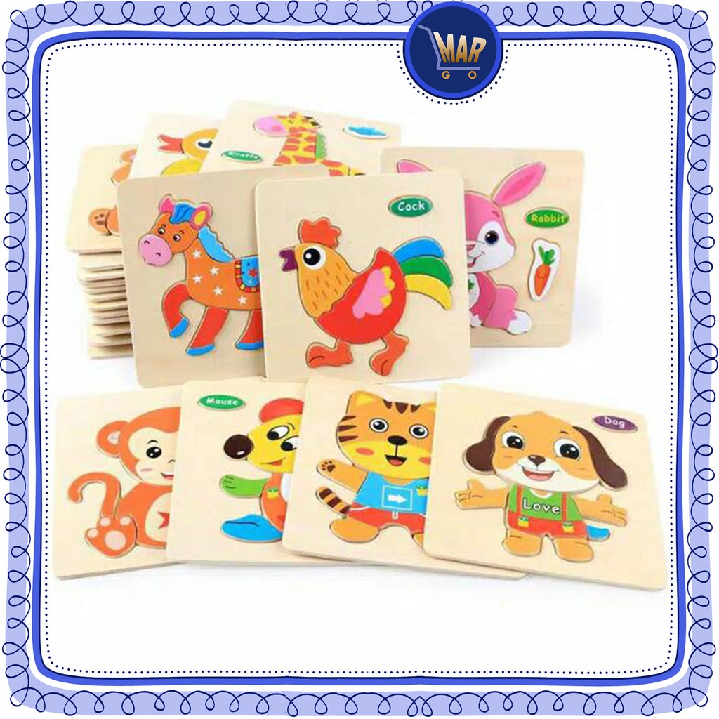 Puzzle Kayu Anak Mainan Edukasi Anak Puzzle Mainan Anak