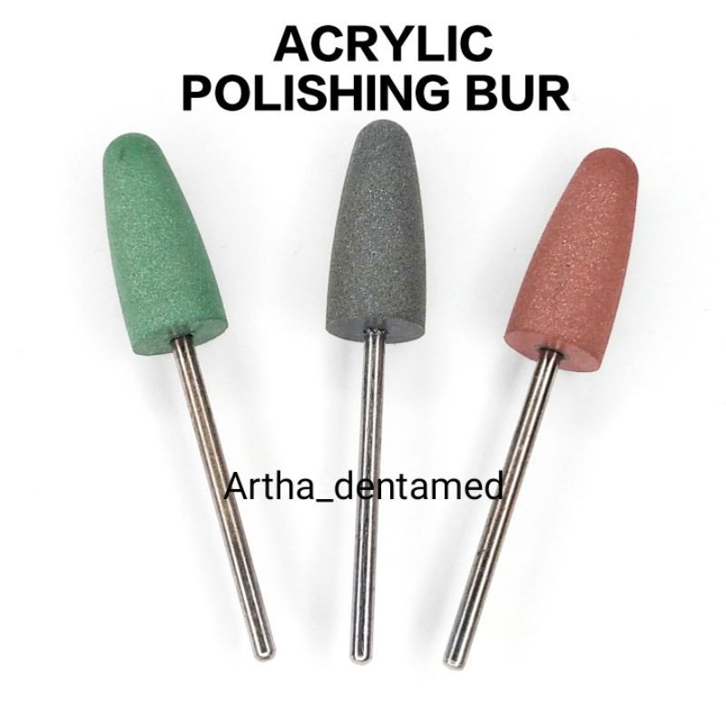 ACRYLIC BUR FINISHING / FINISHING BUR / BUR POLES ACRYLIC LOWSPEED ( 1 pcs )