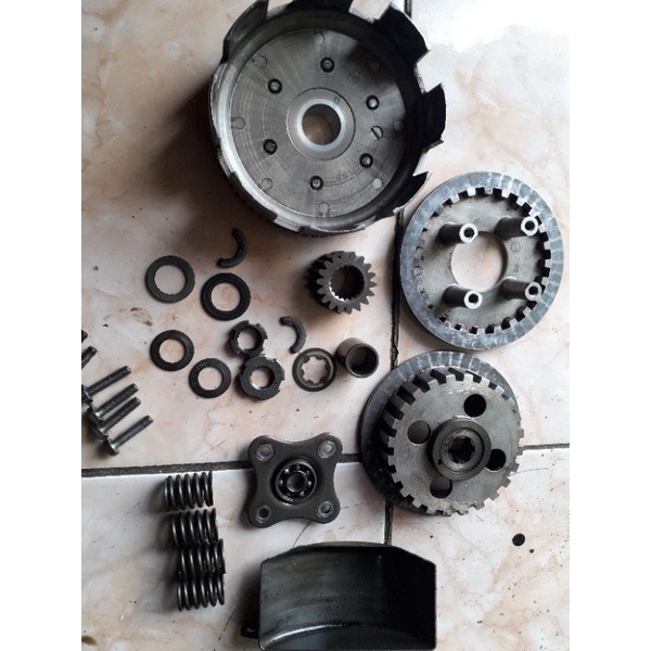 primer skunder rumah kupling honda win original lepasaan motor kondisi mulus normal