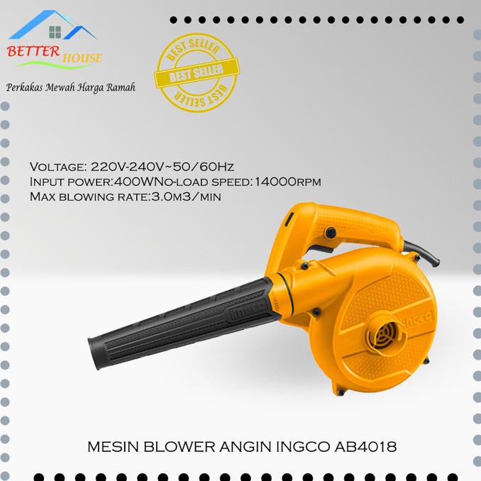 Mesin Blower Keong Kucing Anjing Pengering Bulu Hewan Ingco Ab4018