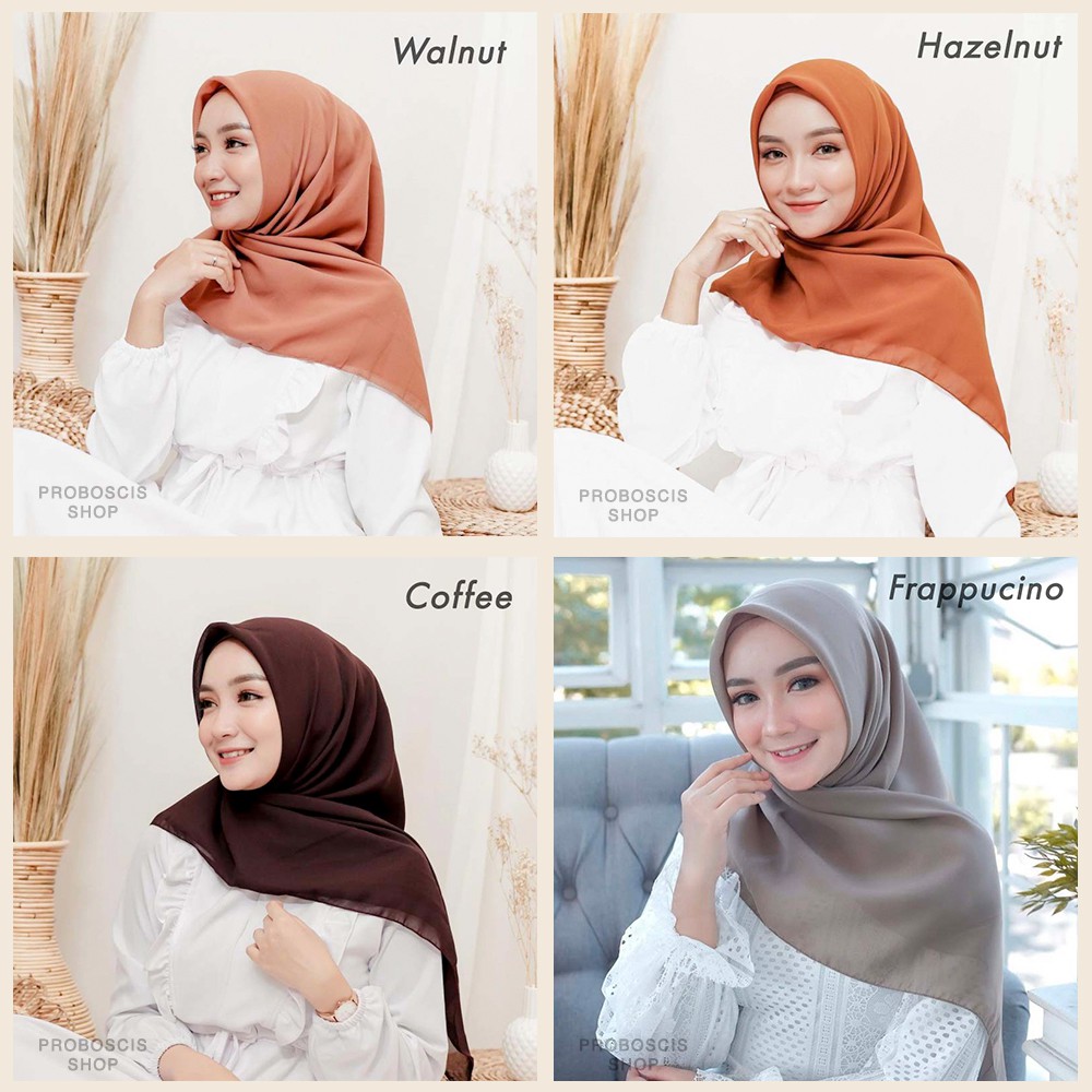 Bella Square Jilbab | Hijab Segiempat | Warna Part 2-2