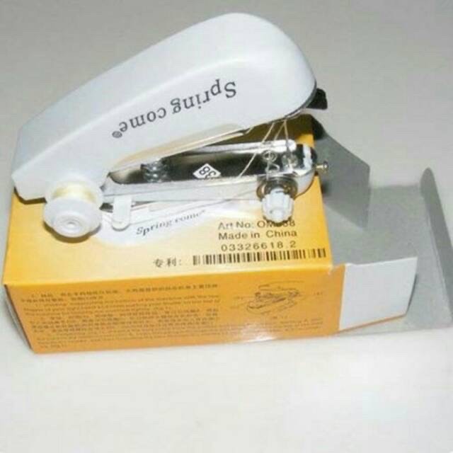 Mesin Jahit Tangan Mini Stapless Baju Celana Sewing Singer Staples