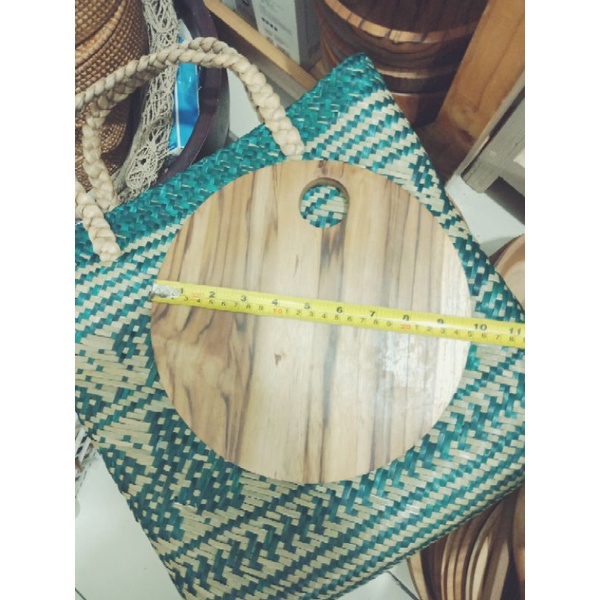 Talenan Kayu Bulat Diameter 25cm