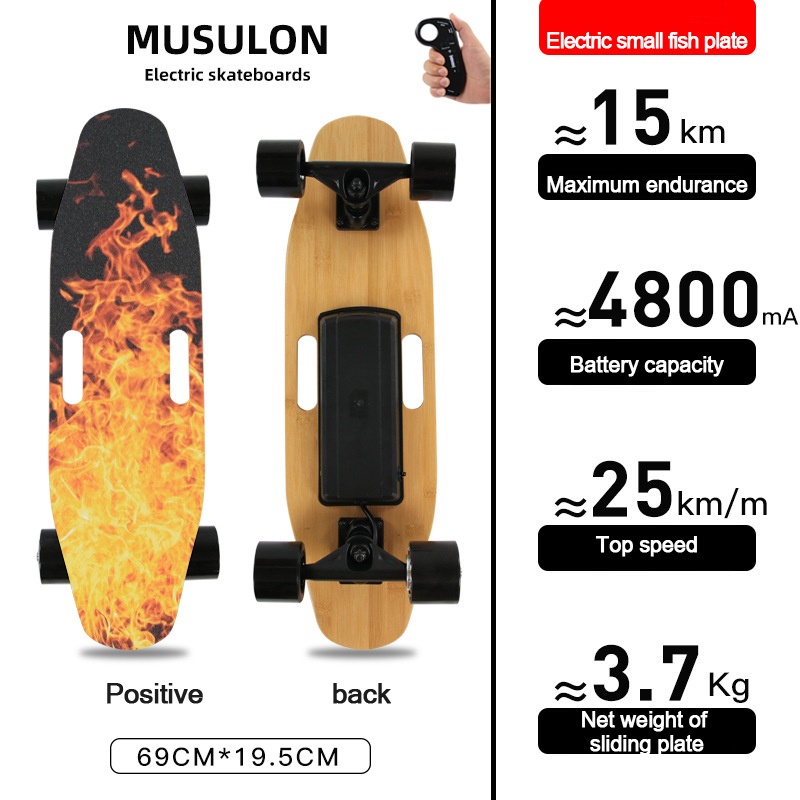 Sikat Elektrik Untuk Papan Seluncur / Skateboard