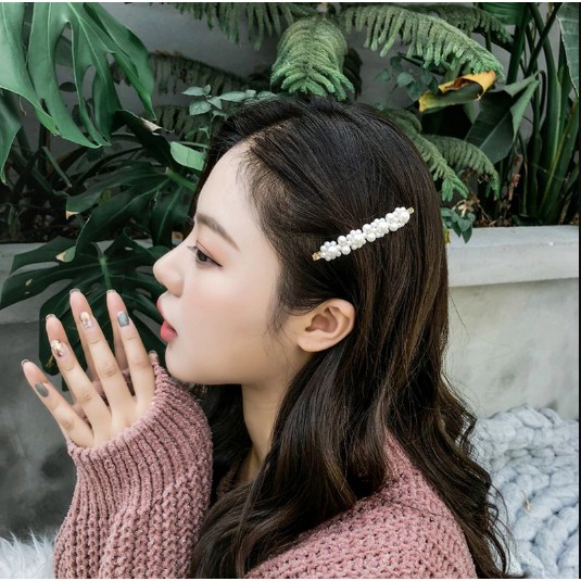 Korean Pearl Hairpin - Jepit Rambut Mutiara Korea