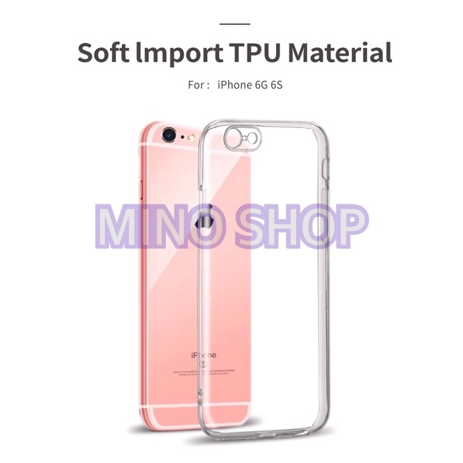 SOFTCASE TRANSPARAN IPHONE 6G - IPHONE 6S PREMIUM CLEAR SOFT CASE