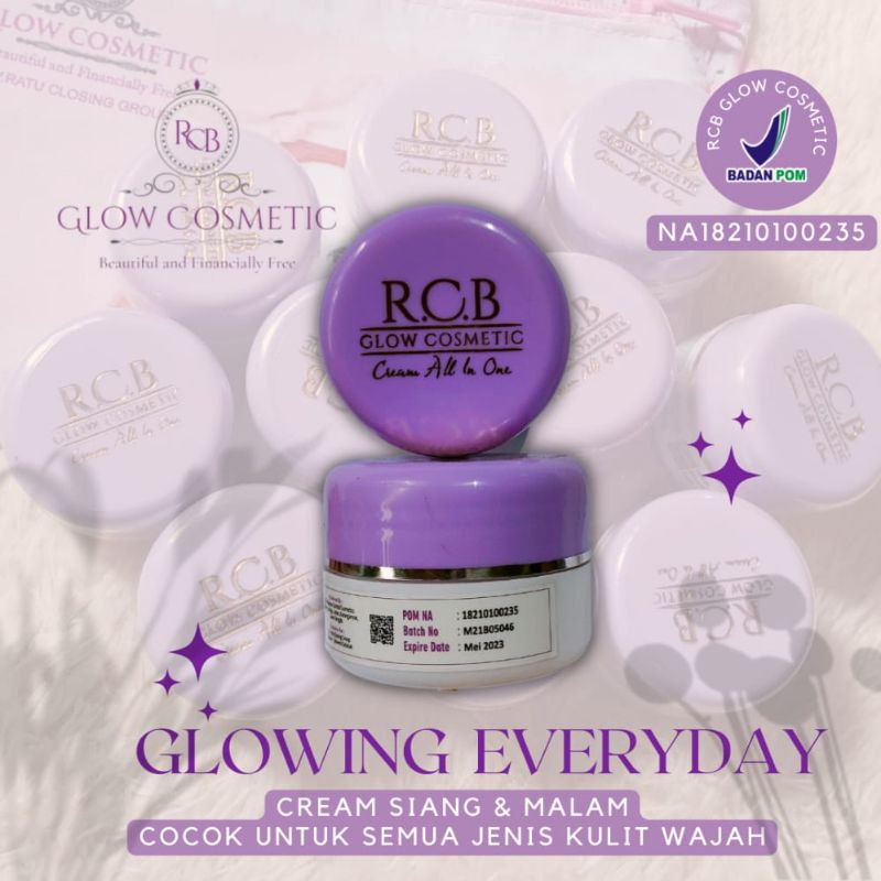 Rcb glow kosmetik//kulit putih mulus berkat rcb
