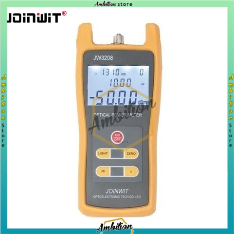 OPM Joinwit JW3208C Optical Power Meter Fiber Optik Tester FO Konektor SC FC ST LC [COD]