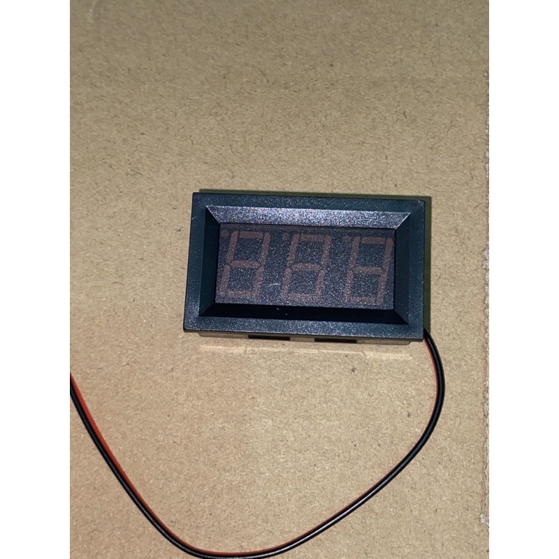 voltmeter digital 4.5-30vdc merah 0.56”