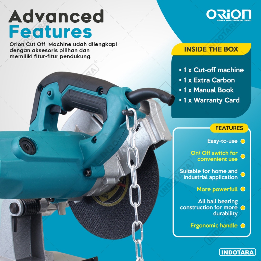 Mesin Potong Besi / Cut Off Machine Orion CO180CM