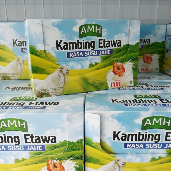 

Susu Kambing Etawa AMH Rasa Susu Jahe isi 10 sachet