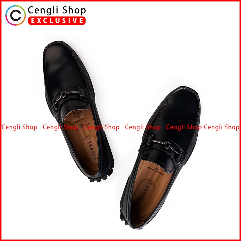 SEPATU LOAFER EVERBEST PRIA ORIGINAL PANSUS BRANDED BIRU NAVY EM24