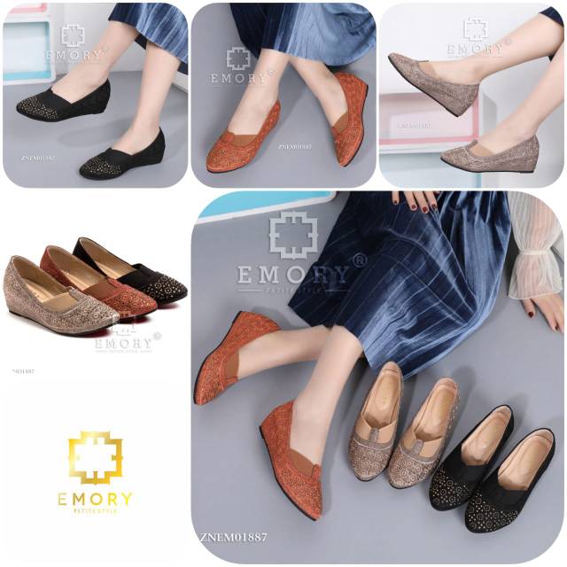Sepatu Emory Silva znemo1887 original brand SEPATU WEDGES IMPORT BATAM MODEL TERBARU