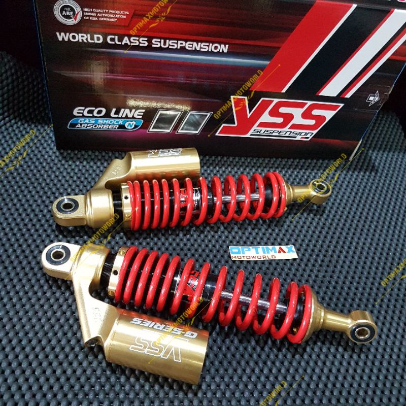 SHOCK YSS GOLD EDITION TIGER RX KING SUPRA X MEGAPRO  RC 302 - 320T - 26 - 853M BLADE BLACK / RED / 
