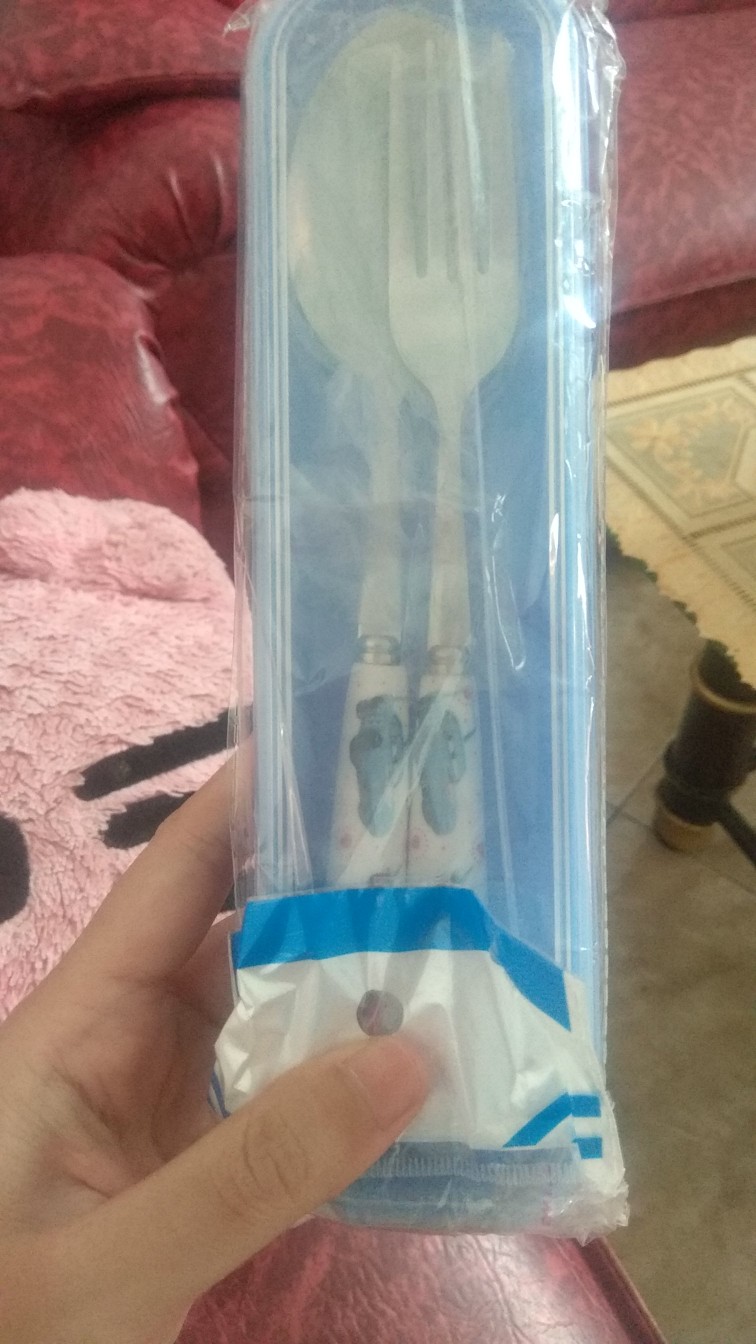 Sendok Set Kotak Garpu Gg Keramik Karakter (20x3)