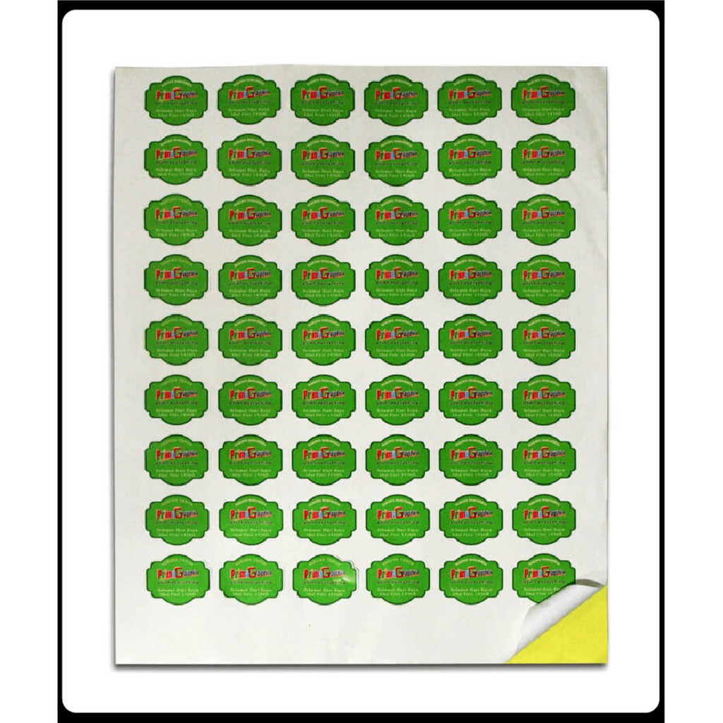 

STICKER LABEL, STICKER LABEL MAKANAN, STICKER PRODUK