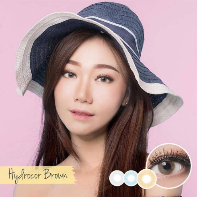 Softlens Sweety Hydrocor Warna Gray Brown