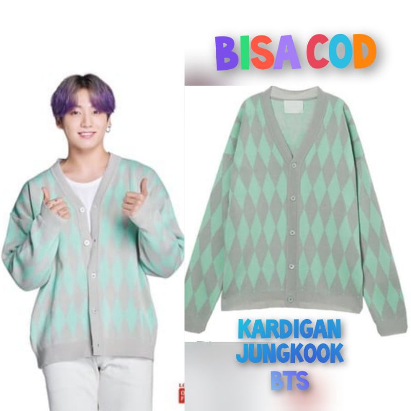 KARDIGAN KOREA KUNG KOOK BTS BRANDED