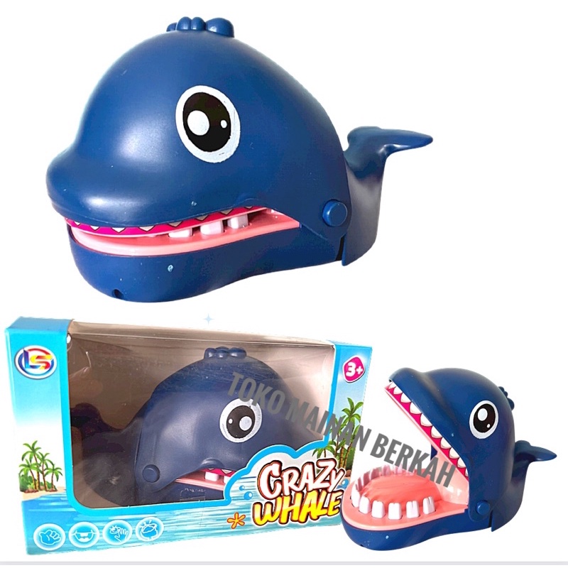 MAINAN PRANK IKAN PAUS GIGIT | MAINAN PRANK KARAKTER