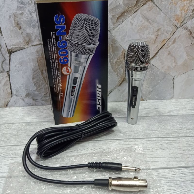 MIC KABEL NOISE SN-909 MICROPHONE DYNAMIC NOISE SN-909 MIC KABEL MURAH