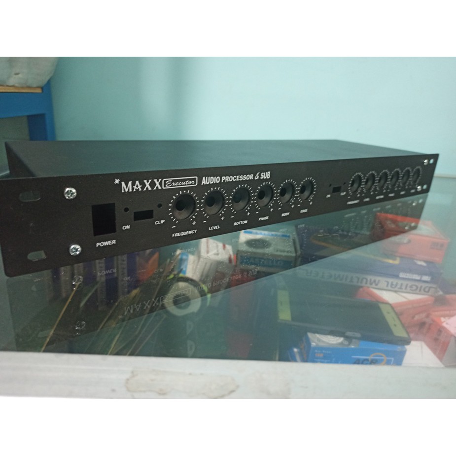 BOX AUDIO PROCESSOR PLUS SUBWOOFER MAXX PLAT TEBAL KUAT