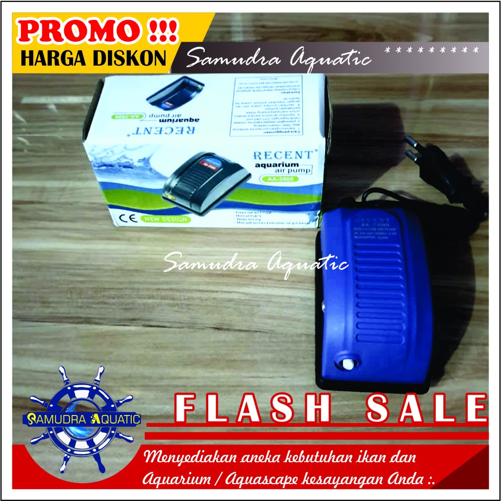 Mesin AERATOR 1 LUBANG (Aerator Saja), Air Pump Mesin Airator Aquarium Aquascape, FREE BUBLEWRAP