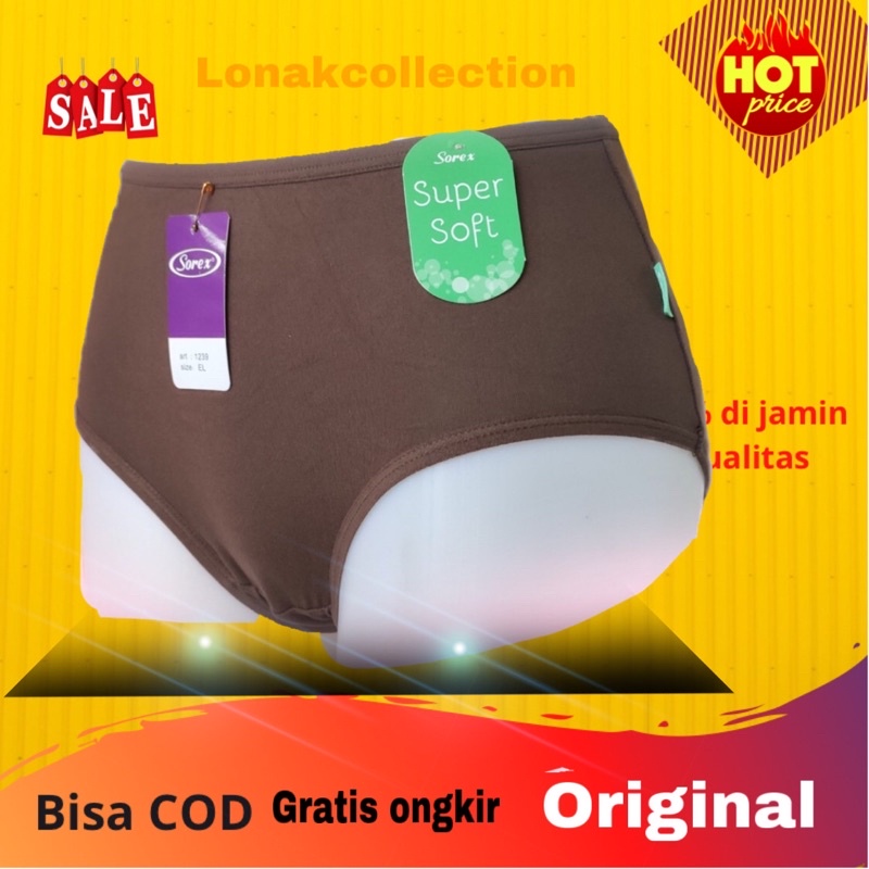 celana dalam katun wanita/CD sorex impor/Celana dalaman sport perempuan/asli oringinal premium