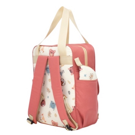 Baby Joy Tas Bayi Besar Ransel Model Annelo Multisaku + TBS Little Forest Series - BJT 1047