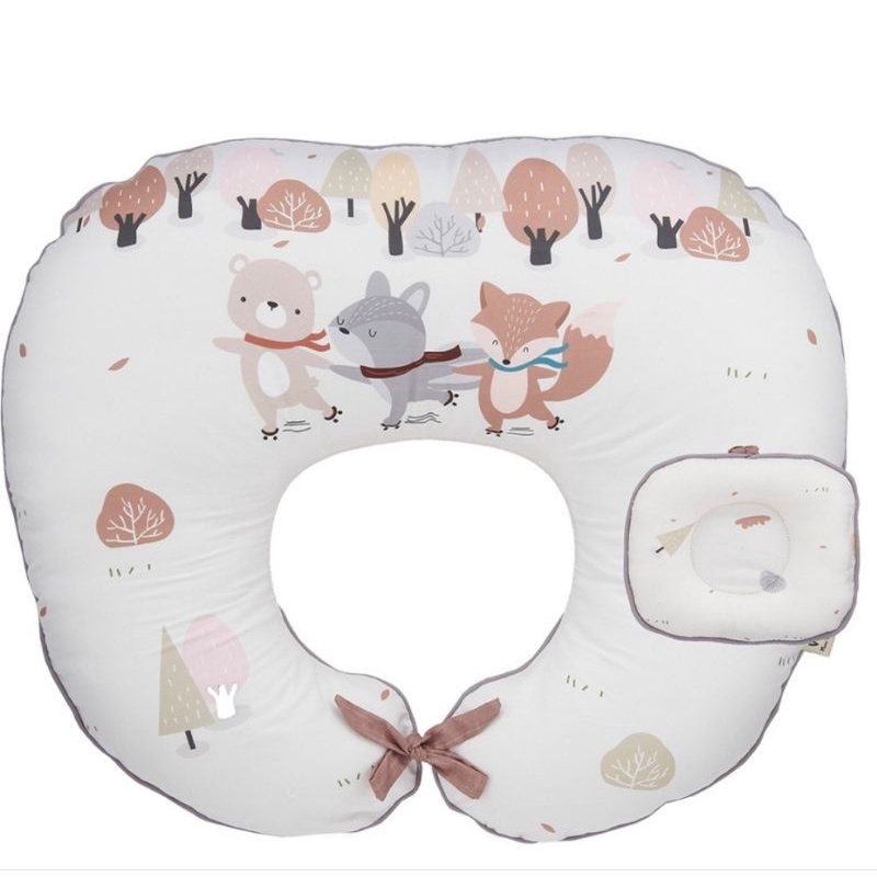 Vee &amp; Mee Bantal Ibu Menyusui Raccoon &amp; Friends VMB2050