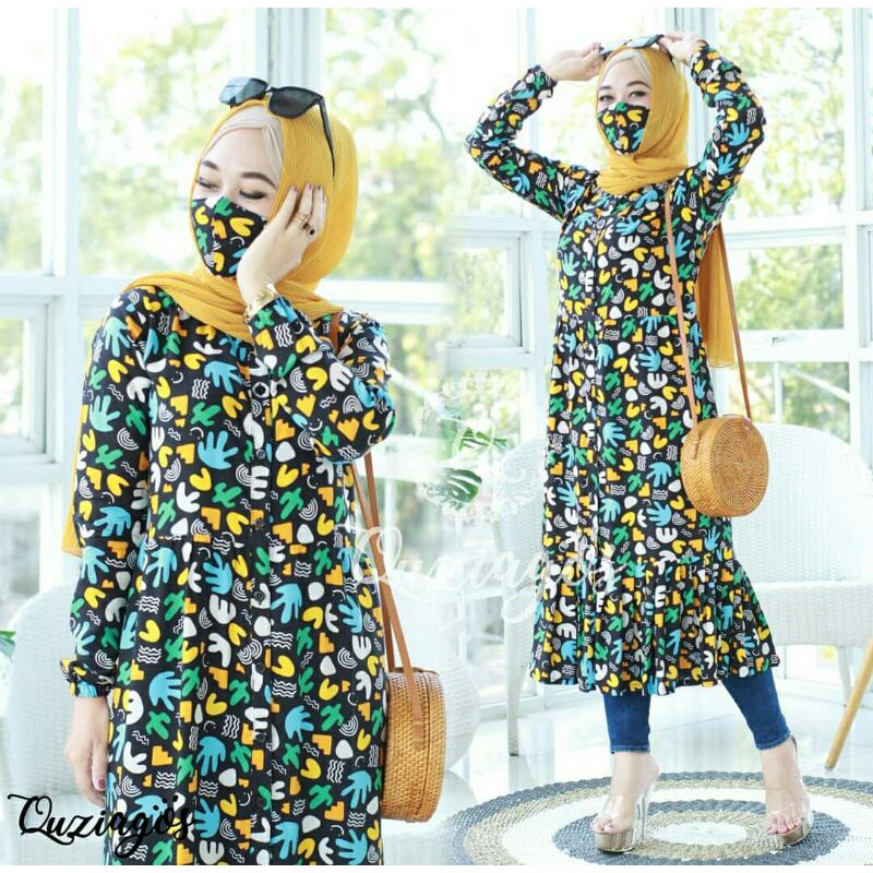 LONG TUNIK BY QUZIAGOS ORIGINAL