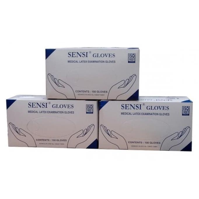 SENSI GLOVES / SARUNG TANGAN KARET SENSI - XS