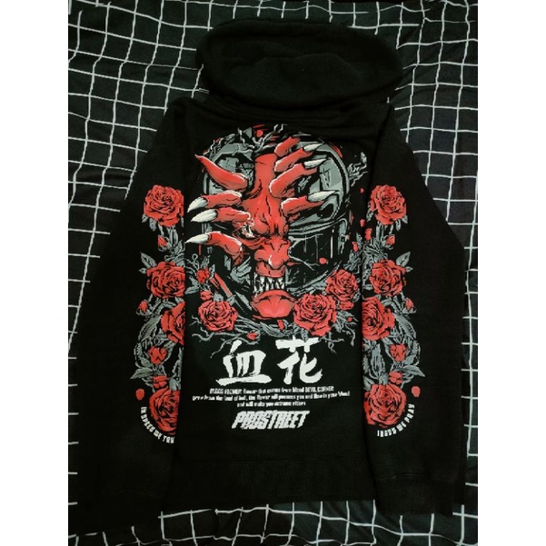 HOODIE PROSTREET BLOOD FLOWER V1
