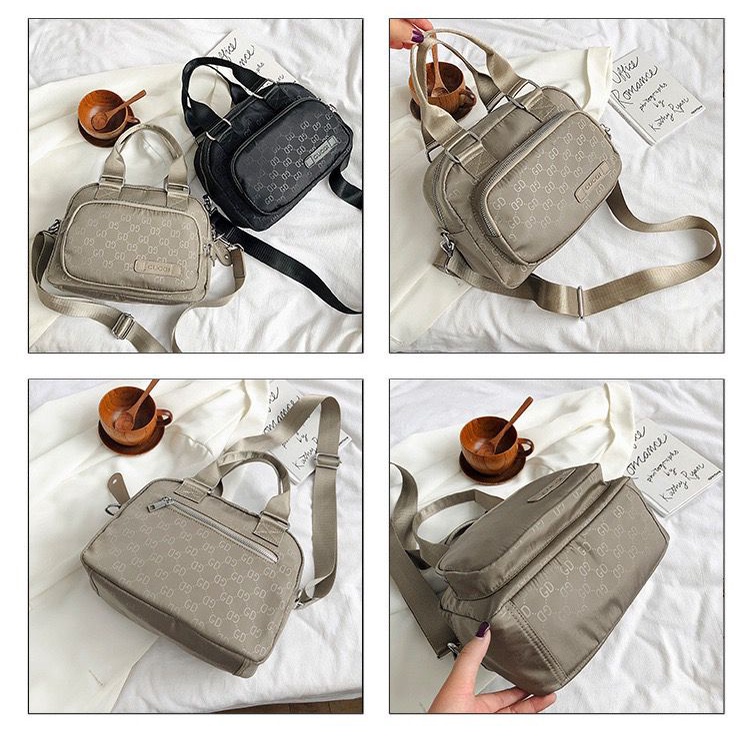 BJ281341 - BLACK/KHAKI - TAS IMPORT TAS WANITA FASHION IMPORT MODIS ELEGAN TERMURAH TERLARIS TERBARU BAGSTORE JAKARTA TAS BATAM JTF81341 LT1873 ELJ5903 CR7692