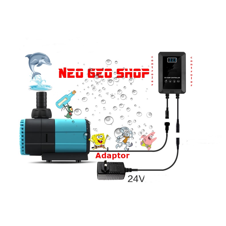 RECENT AA ECO 10000 INVERTER Pompa Celup Kolam Ikan Aquarium Water Pump