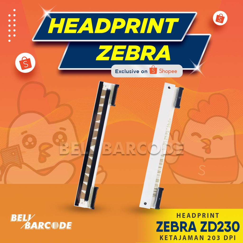 Zebra Sparepart Printer Barcode Headprint ZD 230