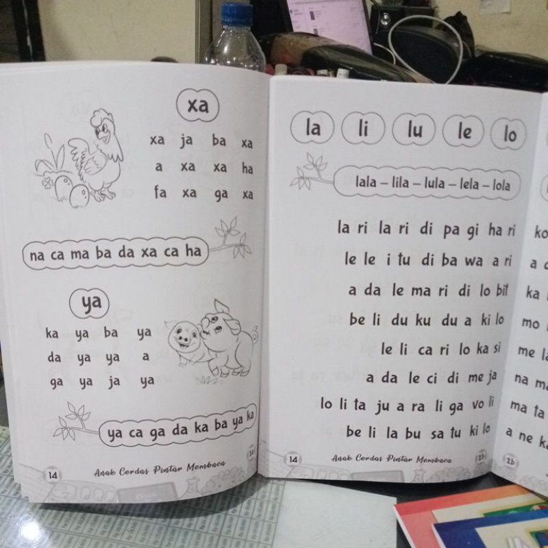 buku anak cerdas pintar membaca paket  2 buku 1a&amp;1b (15×24cm)