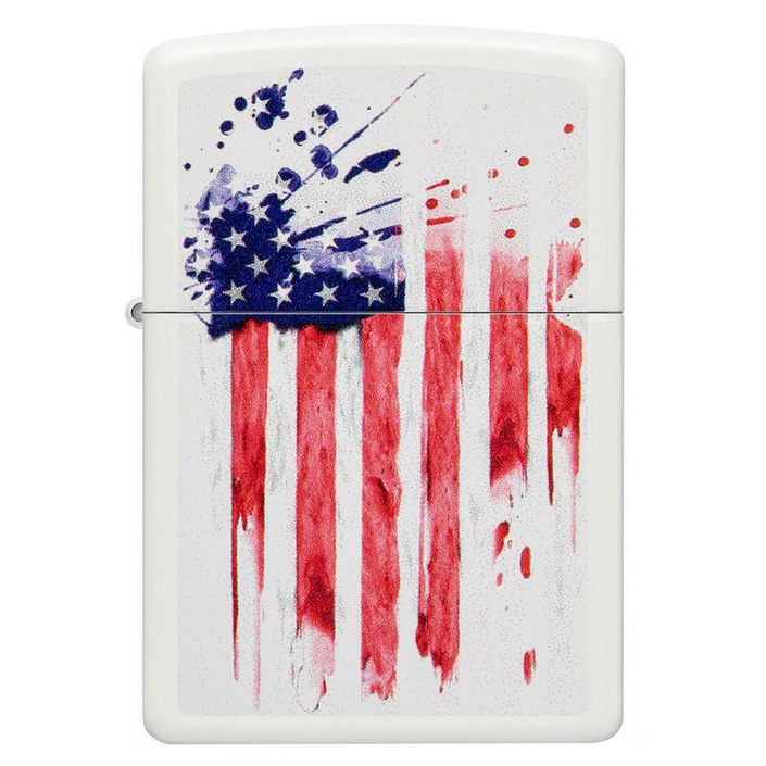 Original Zippo US Flag Design 49783 Madein USA