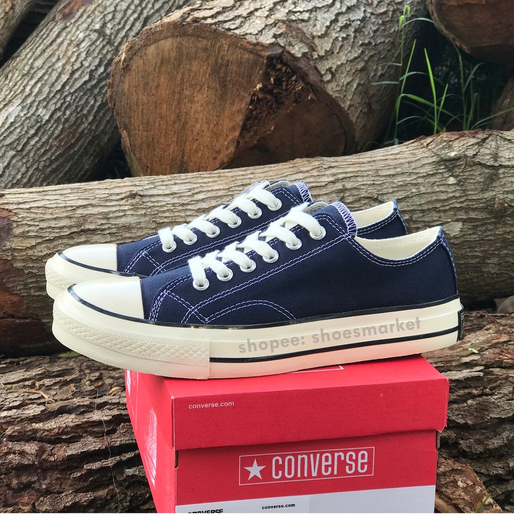 SEPATU CONVERSE 70S HIGH LOW NAVY ALL STAR CHUCK TAYLOR OBRAL MURAH