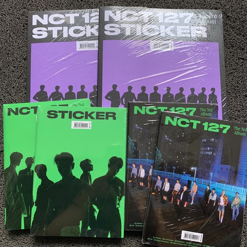 [ SEALED ] READY ALBUM STICKER NCT 127 SEALED + POSTER STICKER NCT 127