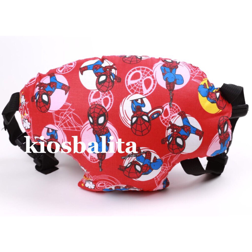 BANTAL SETIR MOTOR/BANTAL ANAK UNTUK STANG MOTOR/BANTAL BONCENGAN MOTOR KARAKTER