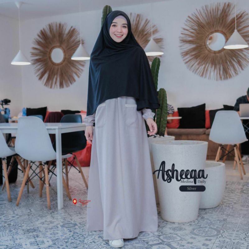 Asheeqa gamis katun madinah Khumaira Syari