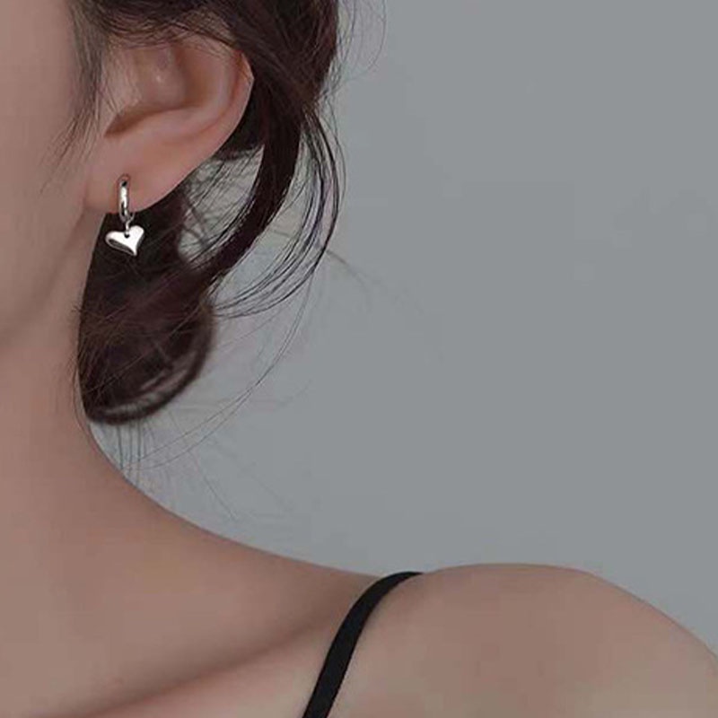 Anting Klip S925 Gaya Korea Untuk Wanita-Won