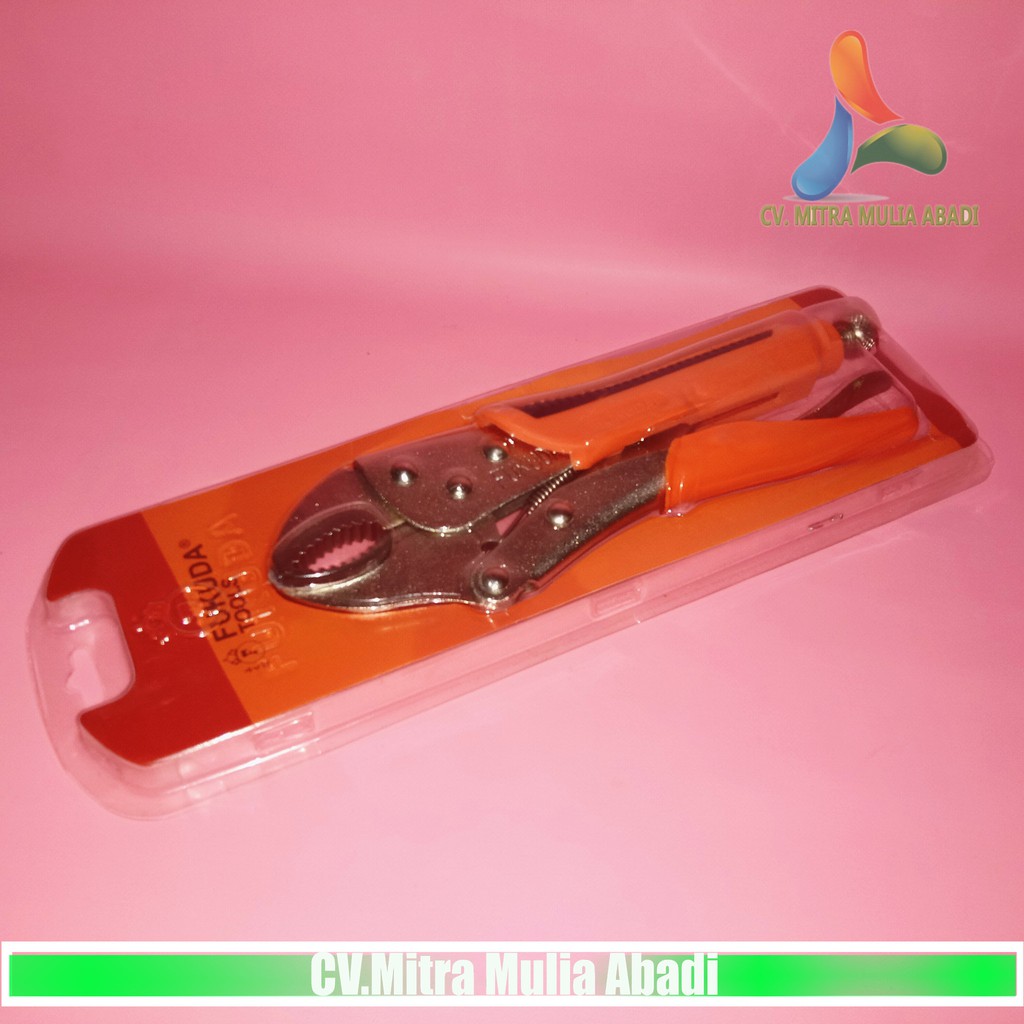 Fukuda 10 Inci / Tang Buaya / Gagang Karet l Vise Grip