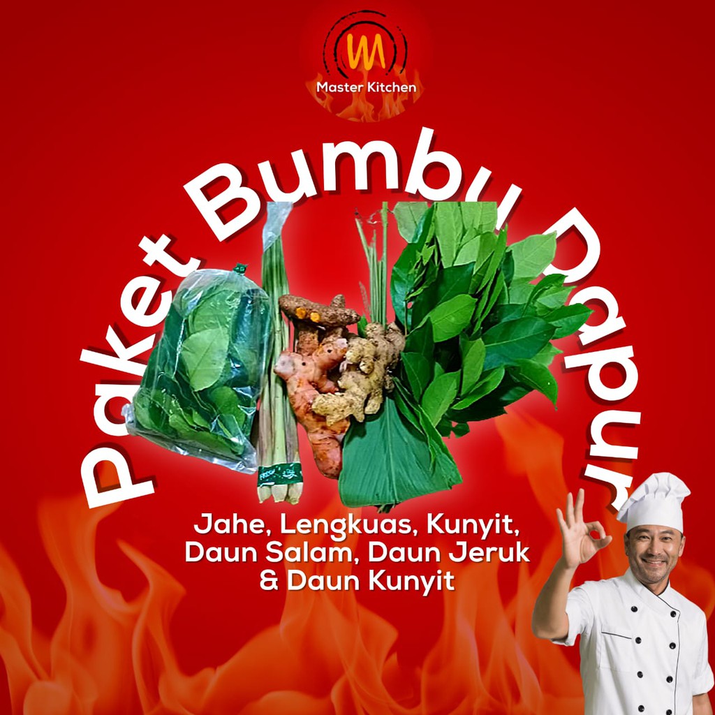 

Paket Bumbu Dapur 100gr - Master Kitchen