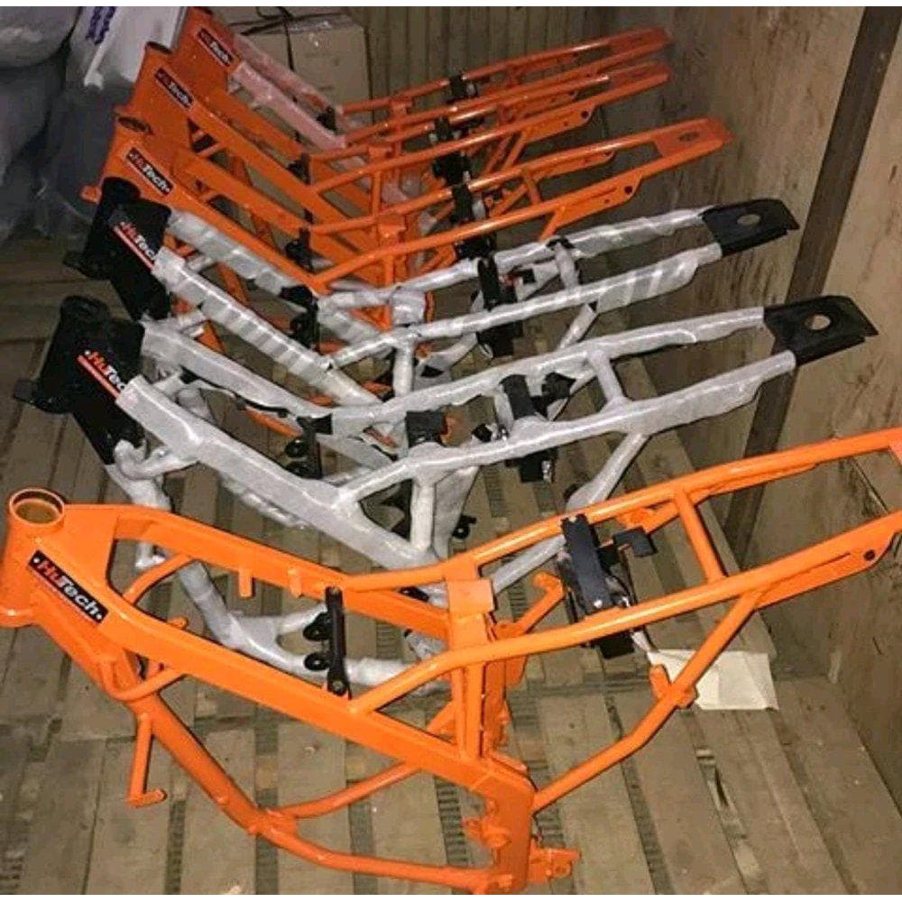 RANGKA KLX HUTECH. SASIS MOTOCROSS GRASSTRACK ENDURO SUPERMOTO TRABAS diskon