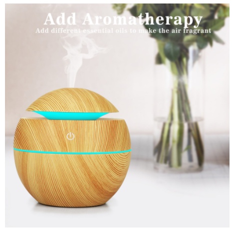 AROMA TERAPI HUMIDIFIER BULAT UDARA PURIFIER AIR DIFFUSER PORTABLE PELEMBAB DAN PENJERNIH UDARA-2