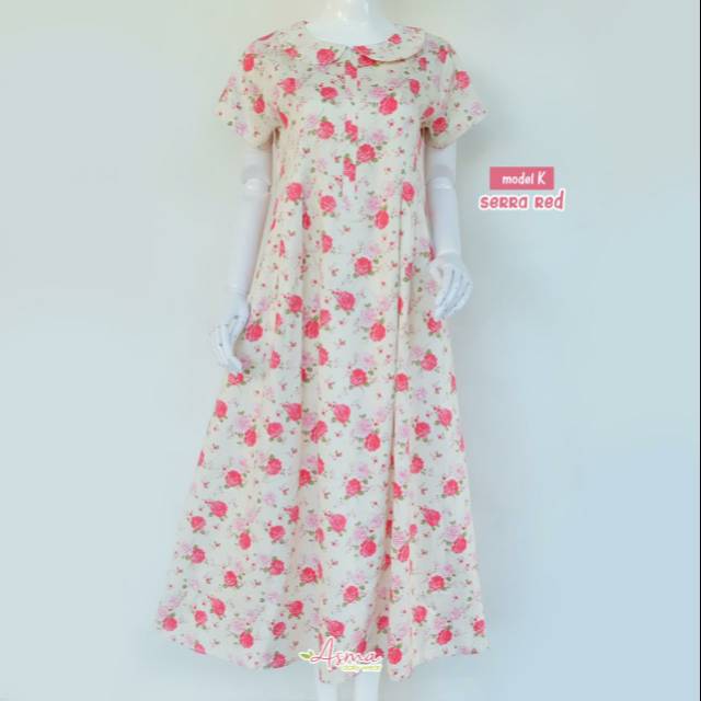 MODEL K SERRA RED Homedress Asma Daily Wear