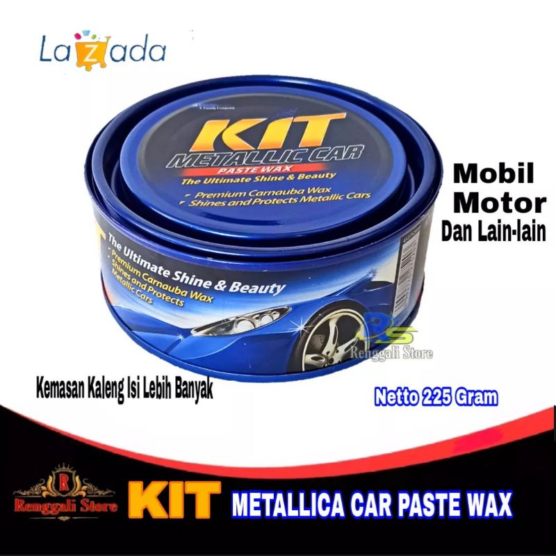 polish Body mobil motor/Kit Paste Wax Metalic 225 gr