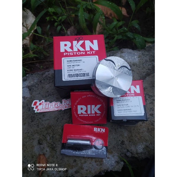 piston seker honda tiger cbr kpp os 150 200 diameter 65 65.5 merk RKN RIK pen piston 15mm